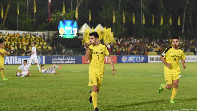 Ceres Negros berhasil mengalahkan Philippines Air Force FC dengan skor 12-0 pada laga pekan ketujuh Philippines Football League. Copyright: © Ofisial Ceres-Negros.