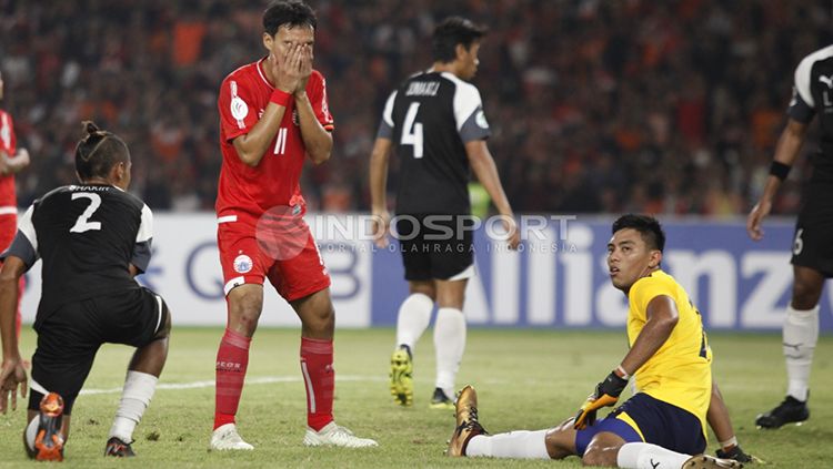 Persija Jakarta vs Home United. Copyright: © Herry Ibrahim/INDOSPORT