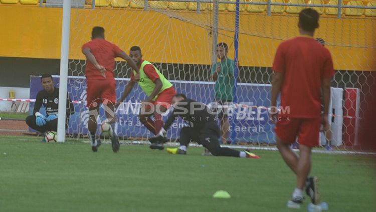 Sriwijaya FC jalani latihan. Copyright: © Muhammad Effendi/INDOSPORT