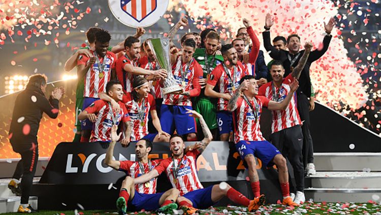 Atletico Madrid juara Liga Europa 2017/18. Copyright: © INDOSPORT
