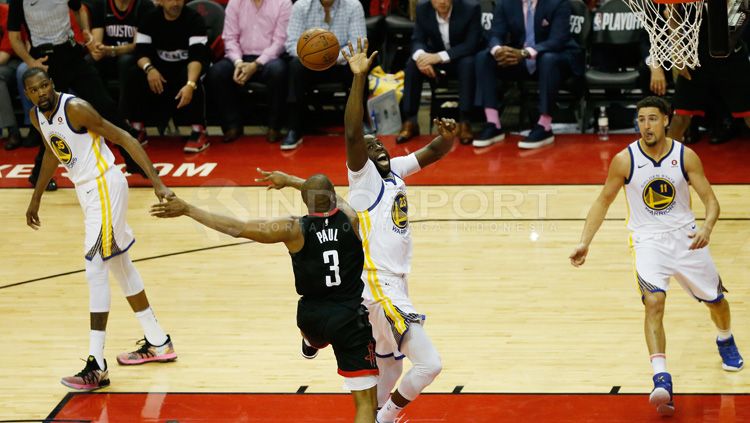 Golden State Warriors vs Houston Rockets. Copyright: © INDOSPORT