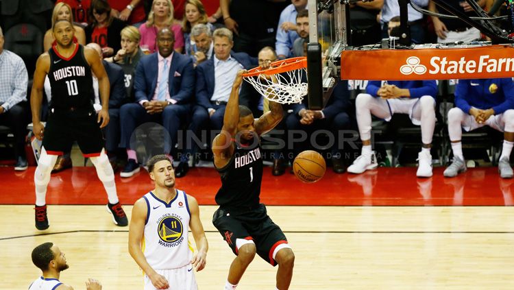 Golden State Warriors vs Houston Rockets. Copyright: © INDOSPORT