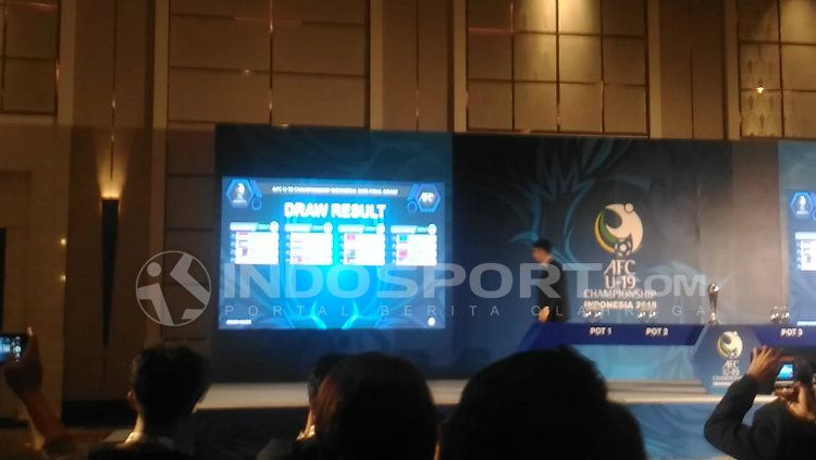 Drawing Piala Asia U-19 2018. Copyright: © Zainal Hasan/INDOSPORT