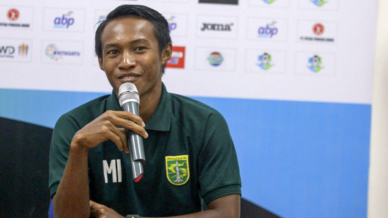 Pemain Persebaya Surabaya, Mochammad Irvan Febrianto. Copyright: © Media Persebaya