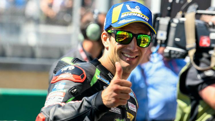 Johann Zarco optimistis mampu menjadi rider reguler bersama Honda dan bahkan menjadi pembalap kedua setelah Marc Marquez. Copyright: © INDOSPORT