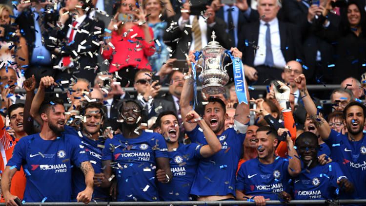 Chelsea juarai Piala FA. Copyright: © INDOSPORT