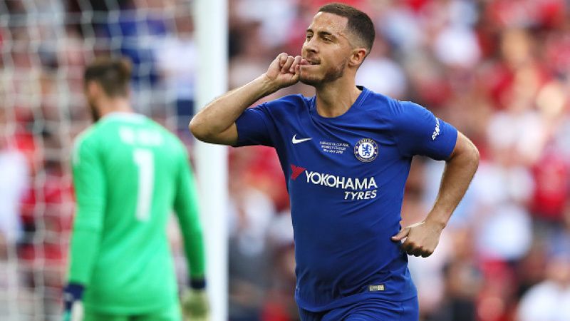 Eden Hazard memberikan pernyataan yang seakan membuat masa depannya belum tentu berada di Chelsea. Copyright: © INDOSPORT