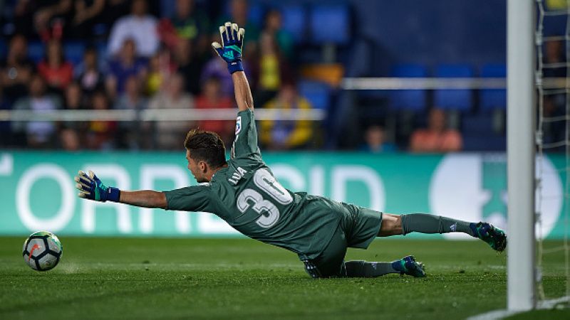 Luca Zidane di laga melawan Villarreal. Copyright: © INDOSPORT