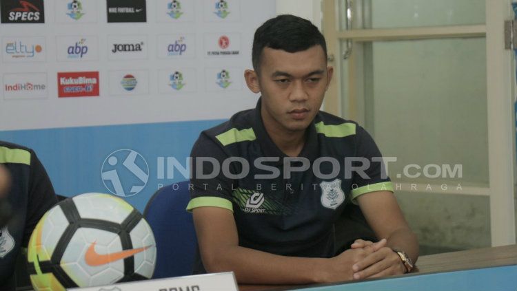 Pemain PSMS Medan, Abdul Aziz. Copyright: © Kesuma Ramadhan/INDOSPORT