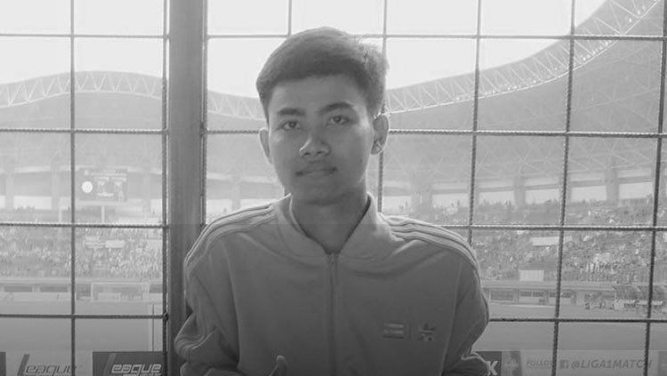 The Jakmania Rizky Febriyansyah yang meninggal dunia akibat kecelakaan. Copyright: © Twitter/@Persija_Jkt