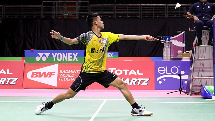 Menghilang usai terdegradasi dari PBSI, tunggal putra Indonesia, Firman Abdul Kholik, kini berjaya di turnamen Eropa yaitu Dutch International Series 2022. Copyright: © Humas PBSI