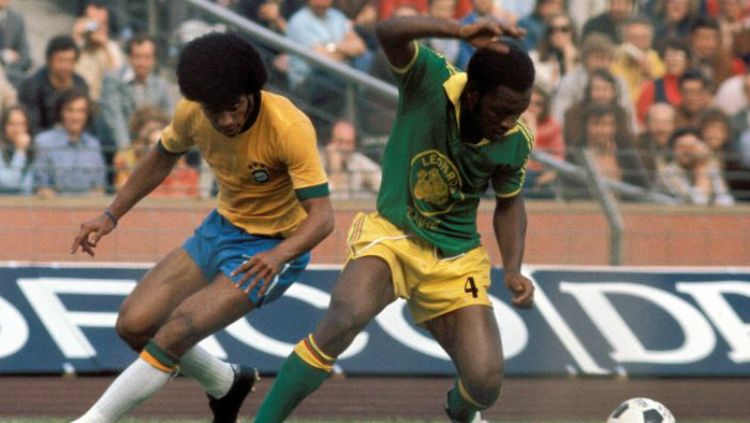 Zaire vs Brasil di Piala Dunia 1974. Copyright: © Imago