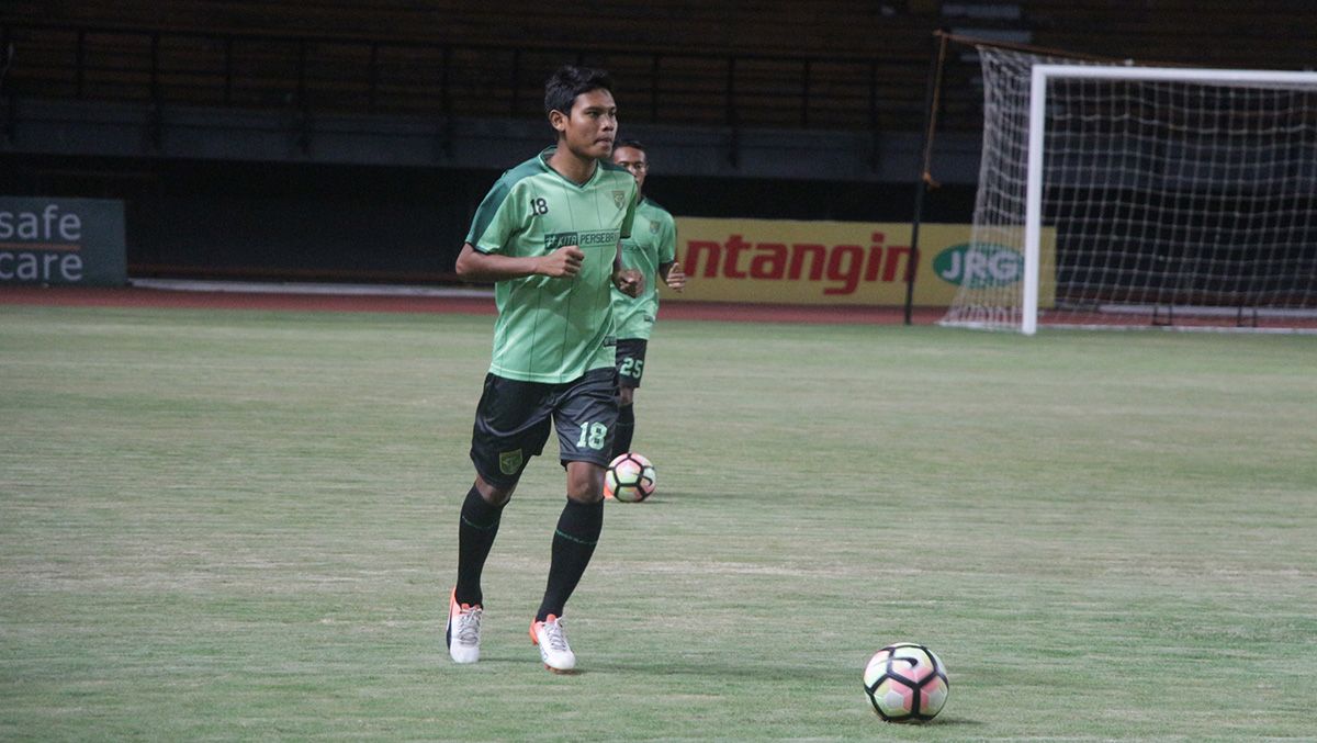 Pemain Madura United, Fachrudin Aryanto. Copyright: © Fitra Herdian/Indosport.com