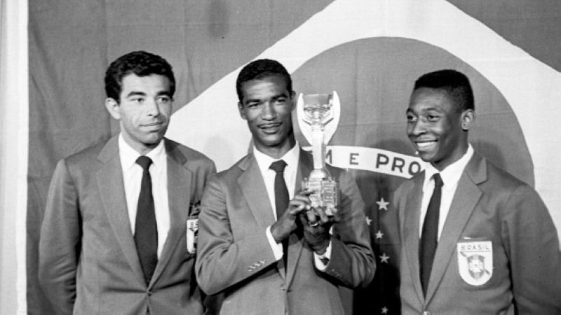 Brasil Juara Piala Dunia 1958. Copyright: © Getty Image