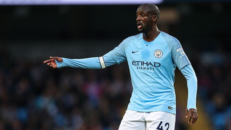 Pemain Manchester City, Yaya Toure. Copyright: © Getty Image