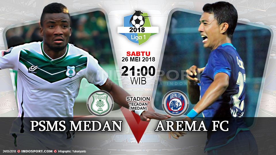 Prediksi PSMS Medan vs Arema FC Copyright: © Indosport.com