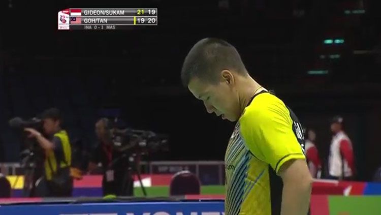 Kevin Sanjaya/Marcus Gideon Fernaldi. Copyright: © Twitter