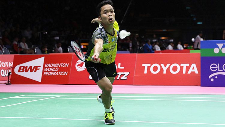 Anthony Ginting, salah satu wakil Indonesia yang akan tampil di Kejuaraan Dunia 2018. Copyright: © Humas PBSI