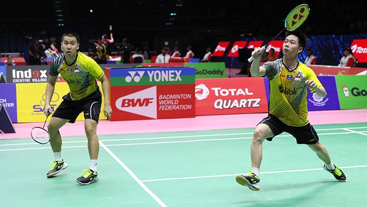 Kevin Sanjaya/Marcus Gideon Fernaldi. Copyright: © Humas PBSI