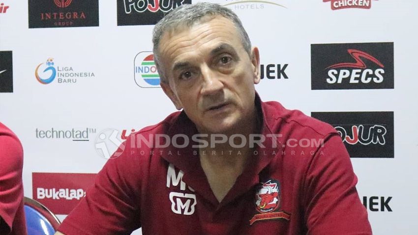 Milomir Seslija, Usai Kalah Lawan Persipura, Madura United Bertekad Ambil Poin Kandang. Copyright: © Fitra Herdian/Indosport.com