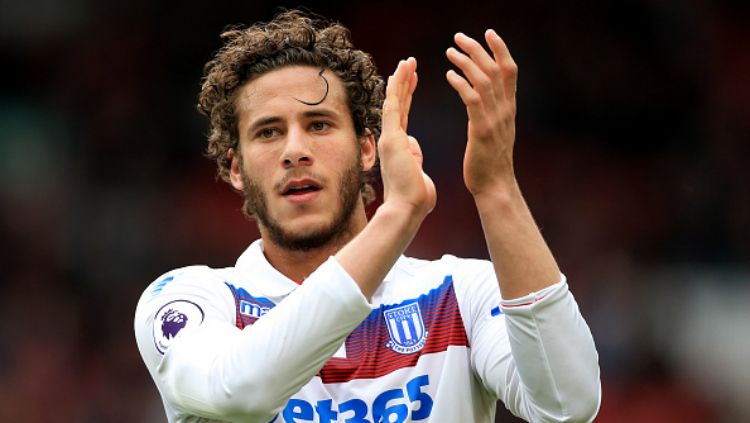 Pemain Stoke City, Ramadan Sobhi. Copyright: © Getty Image