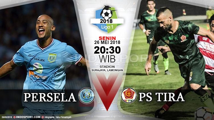 Persela Lamongan vs PS TIRA. Copyright: © Indosport.com