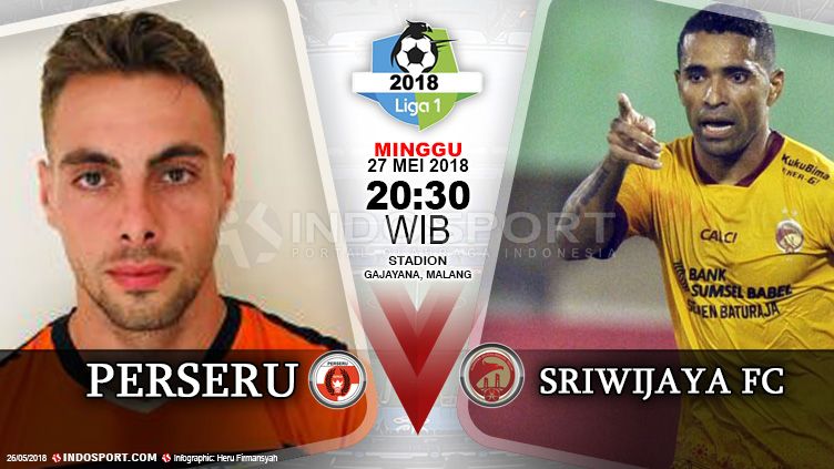 Perseru vs Sriwijaya FC Copyright: © Indosport.com