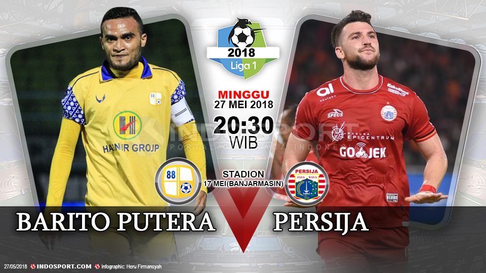 Barito Putera vs Persija Jakarta Copyright: © Football265.com
