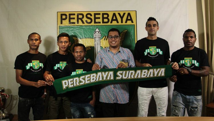 Pemain baru Persebaya Surabaya. Copyright: © persebaya.id