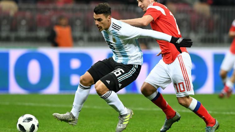 Cristian Pavon membela Timnas Argentina Copyright: © Getty Images