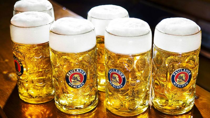 Paulaner Munchen, salah satu bir terkenal di Jerman. Copyright: © Getty Image