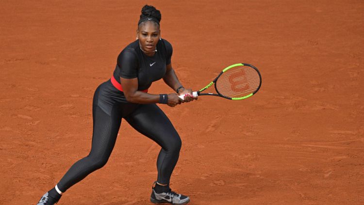 Serena Williams di Prancis Terbuka 2018. Copyright: © Getty Image