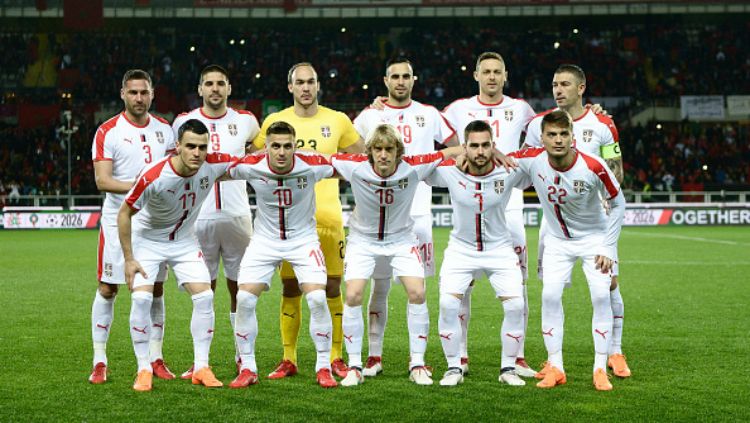 Timnas Serbia. Copyright: © Getty Image