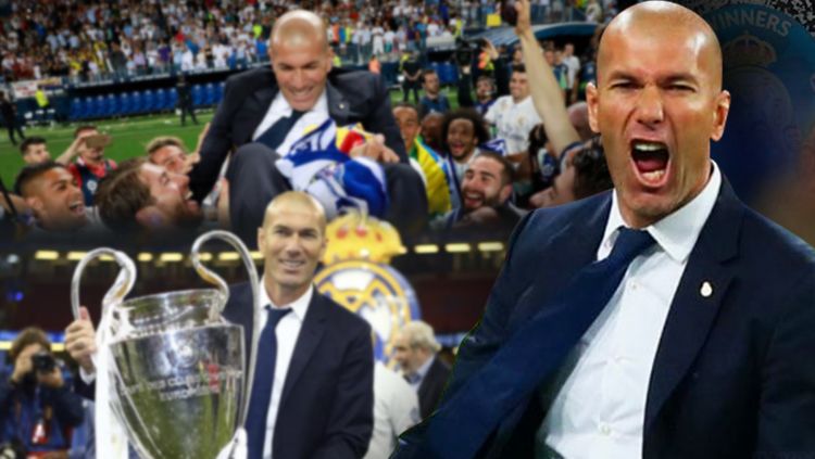 Zinedine Zidane legenda hidup Real madrid dan Timnas Prancis Copyright: © INDOSPORT