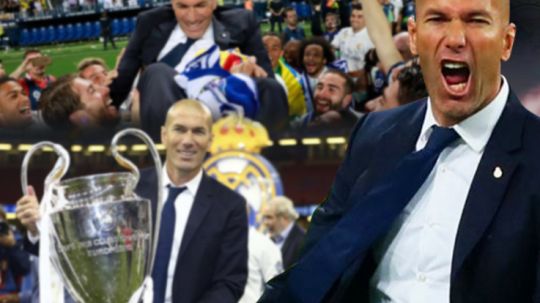 Zinedine Zidane resmi menginggalkan Real Madrid. Copyright: © INDOSPORT