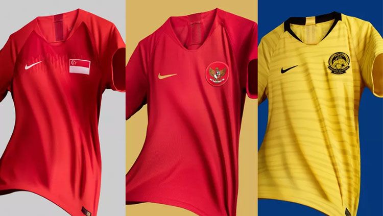 Jersey baru Timnas untuk ajang Piala AFF. Copyright: &copy; nike