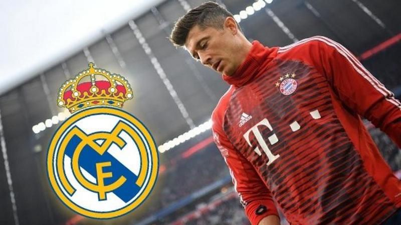 Robert Lewandowski semakin dekat dengan kata sepakat terkait penawaran fantastis yang ditawarkan Real Madrid pada musim panas ini. Copyright: © Getty Images