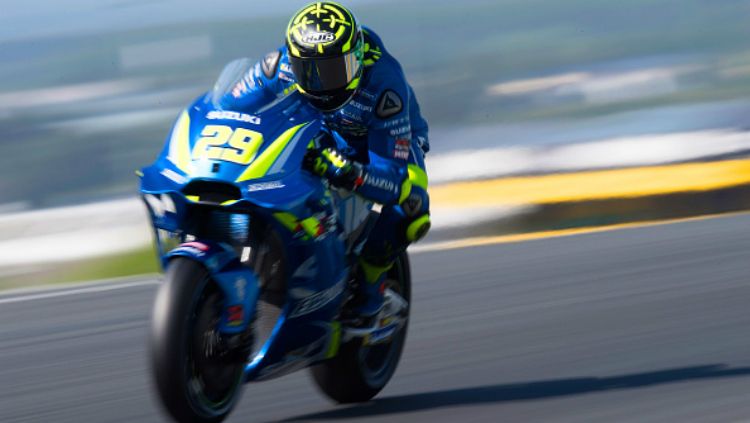 Andrea Iannone masih memimpin di FP2 MotoGP Italia 2018 di Sirkuit Mugello. Copyright: © INDOSPORT