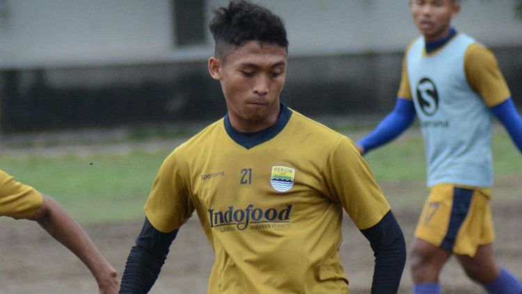 Pemain Persib Bandung U-19 Ilham Qolba. Copyright: © PERSIB.co.id/Pandu Persada