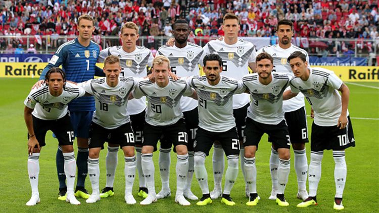 Skuat Tim Jerman untuk Piala Dunia 2018. Copyright: © Getty Images