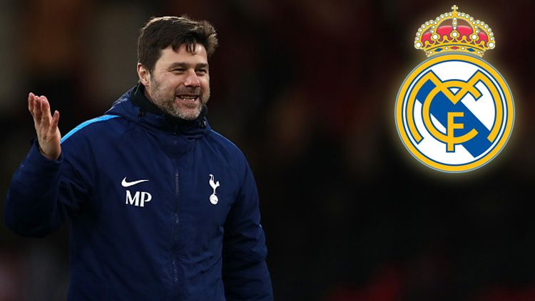 Real Madrid kabarnya mendapatkan persaingan dari raksasa Liga Inggris, Manchester United, dalam perebutan pelatih Tottenham Hotspur, Mauricio Pochettino. Copyright: © Getty Images