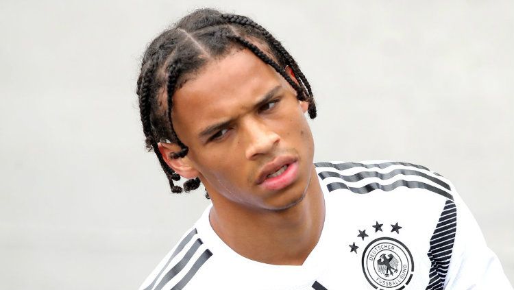 Pemain timnas Jerman, Leroy Sane. Copyright: © Getty Images