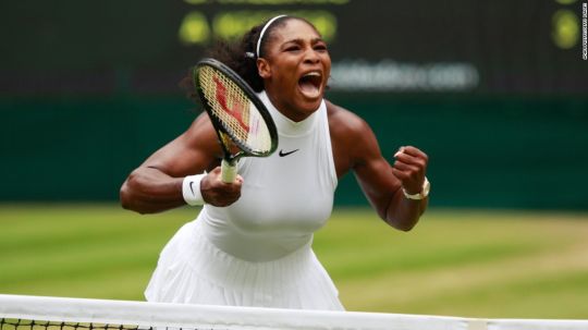 Serena rayakan keberhasilan Copyright: © CNN.com