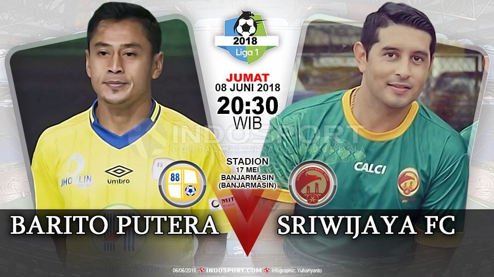 Prediksi Barito Putera vs Sriwijaya FC. Copyright: © Indosport.com