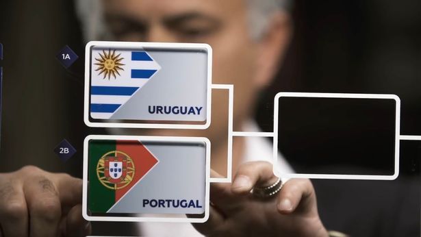 Mourinho memprediksi babak 16 besar Piala Dunia 2018. Copyright: © mirror.co.uk