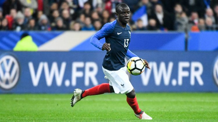 N'Golo Kante, gelandang bertahan Timnas Prancis. Copyright: © Getty Images