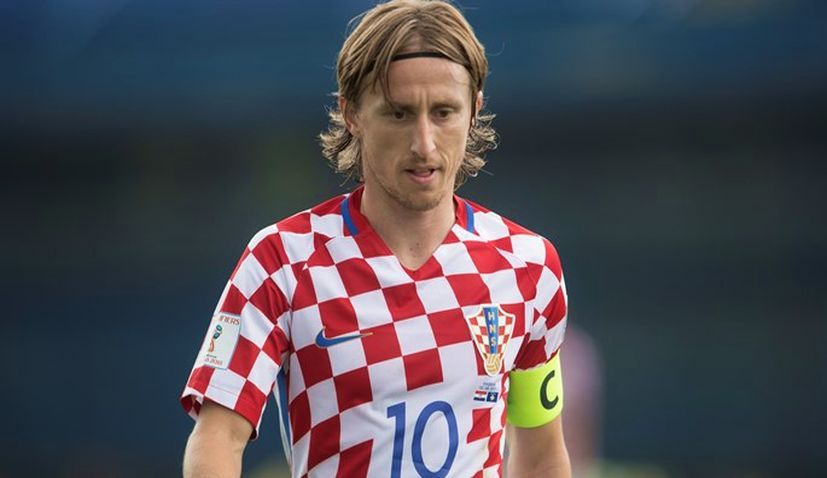 Playmaker sekaligus kapten Timnas Kroasia, Luka Modric. Copyright: © Croatia Week