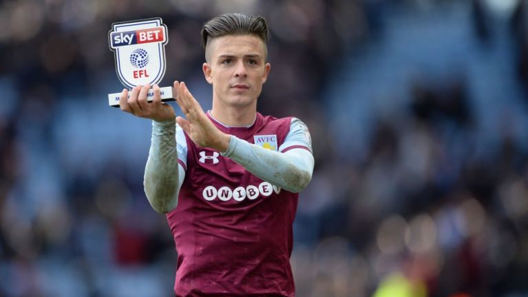 Kepindahan Jack Grealish dari klub Liga Inggris, Aston Villa, ke Manchester United hanya tinggal menunggu waktu. Copyright: © Joe.co.uk