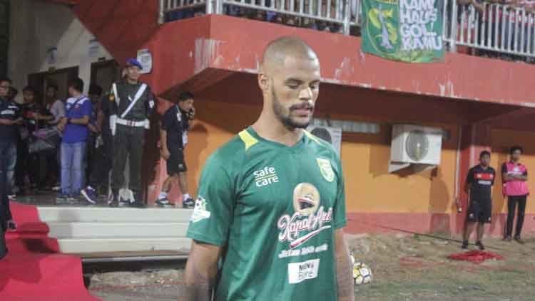 David Da Silva, striker Persebaya Surabaya. Copyright: © Media Persebaya Surabaya