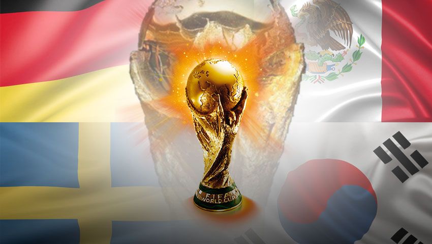 Piala Dunia Grup F Jerman, Meksiko, Swedia, dan Korea Selatan. Copyright: © Indosport.com